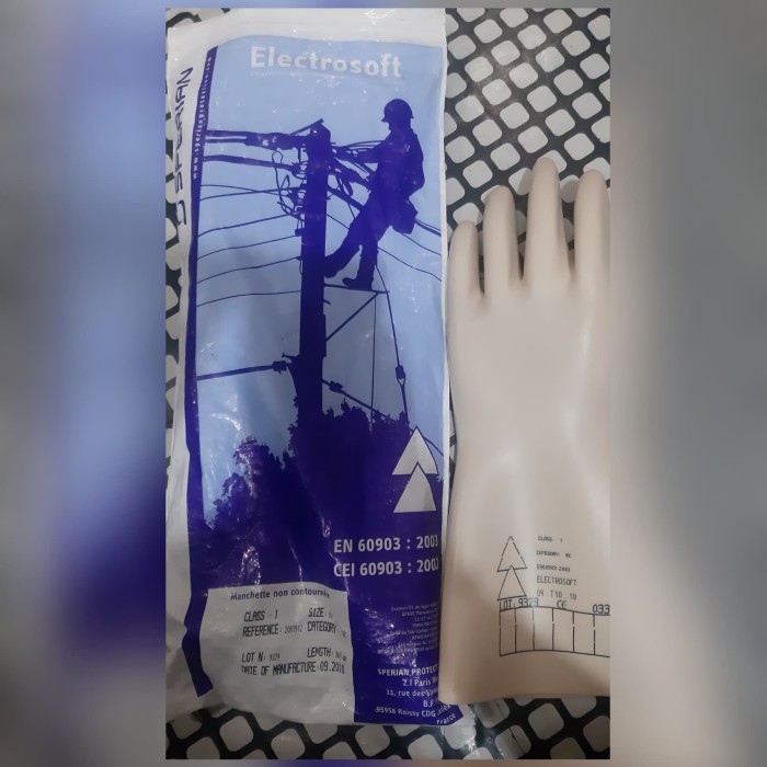 SARUNG TANGAN SARUNG TANGAN ANTI LISTRIK MERK ELECTROSOFT