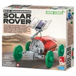 Green Science Solar Rover mainan anak dibuat dari kaleng soda bekas dengan sumber cahaya matahari