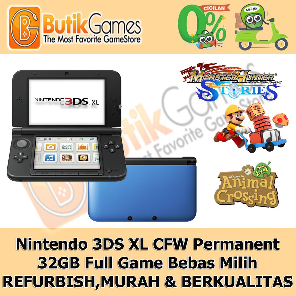 Nintendo 3DS XL CFW 32GB | REFURBISH