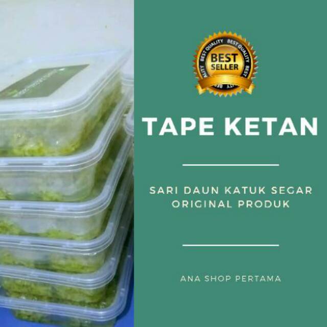 

Tape Ketan Sari Daun Katuk