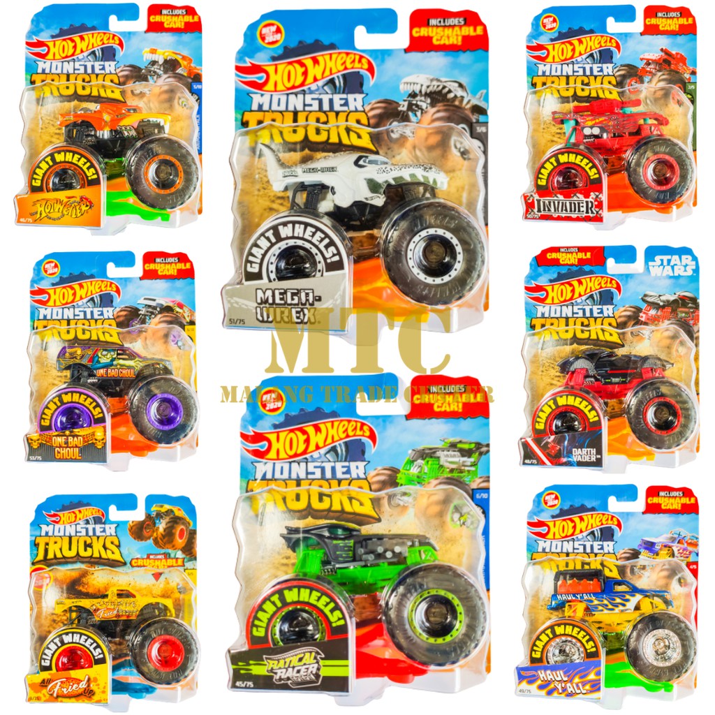 HOT WHEELS MONSTER TRUCKS ORIGINAL MATTEL DIJAMIN - MONSTER TRUK - MONSTER TRUCK