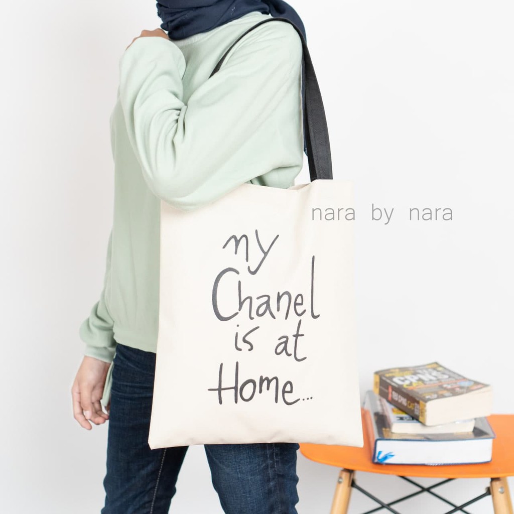 Nara Grosir - At Home Totebag l Tas Wanita