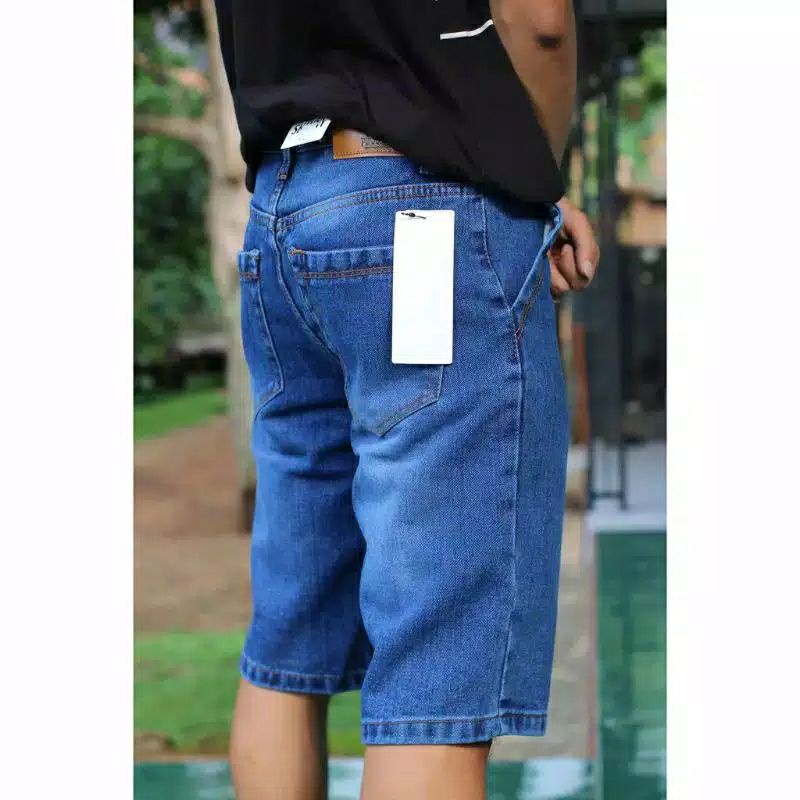 CELANA JEANS PENDEK PRIA LAKI LAKI COWO COWOK CELANA JINS DENIM CELANA DEWASA MURAH straight Distro