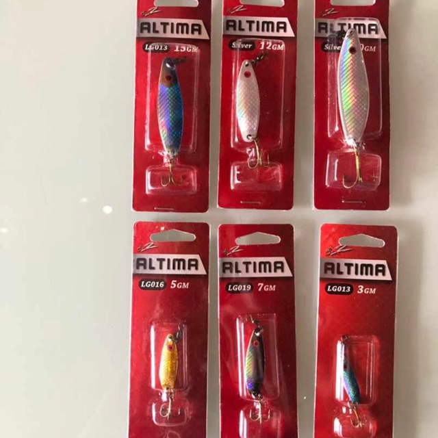LURE SPOON ALTIMA TREEBLE HOOKS
