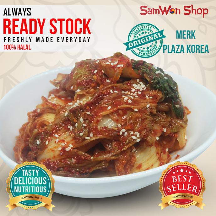 

KIMCHI SAWI FRESH 500 GRAM - PLAZA KOREA (MAKANAN KOREA)
