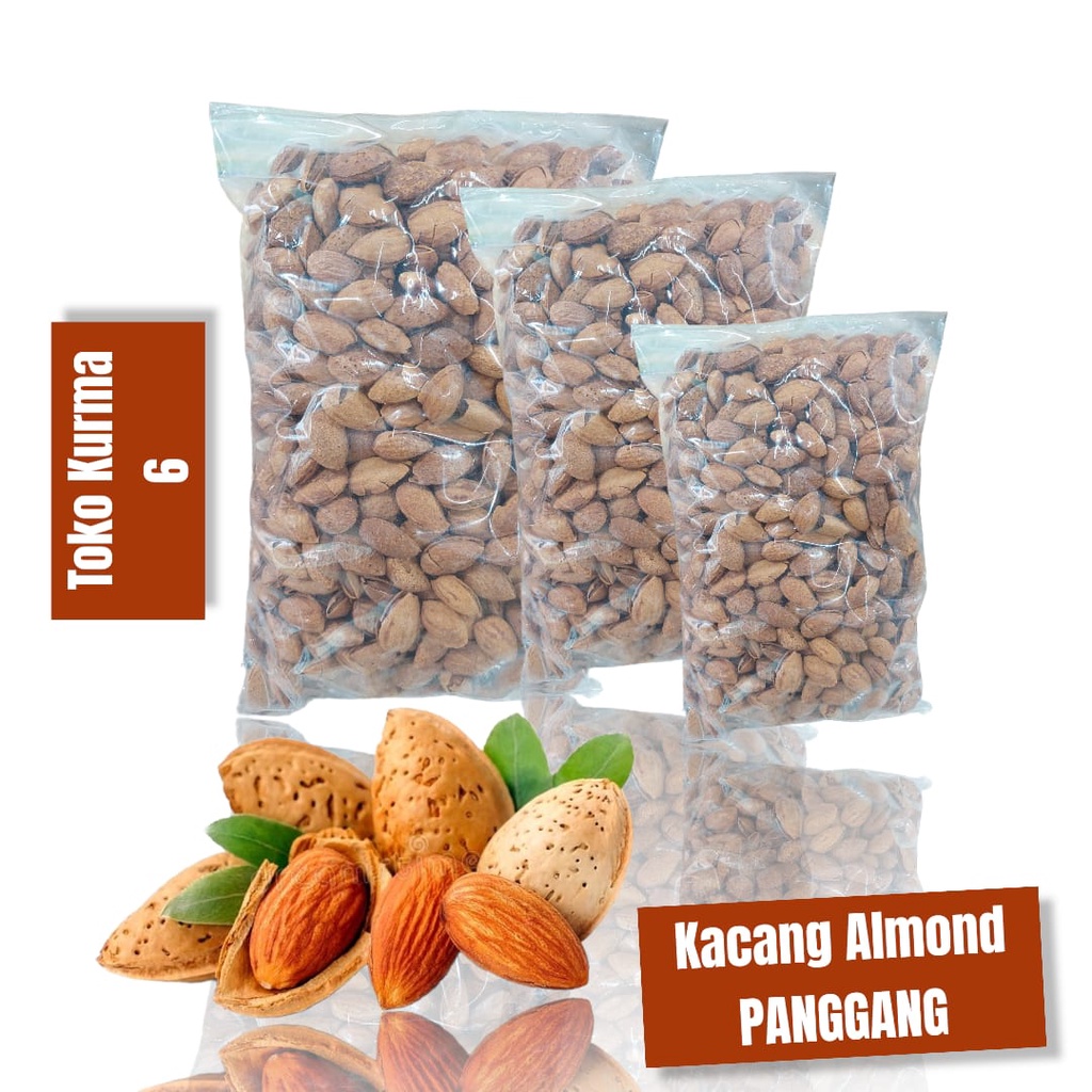 

Kacang almond rasa susu kualitas terbaik 1kg (panggang/roasted)