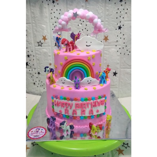 

little pony cake decor semi fondant