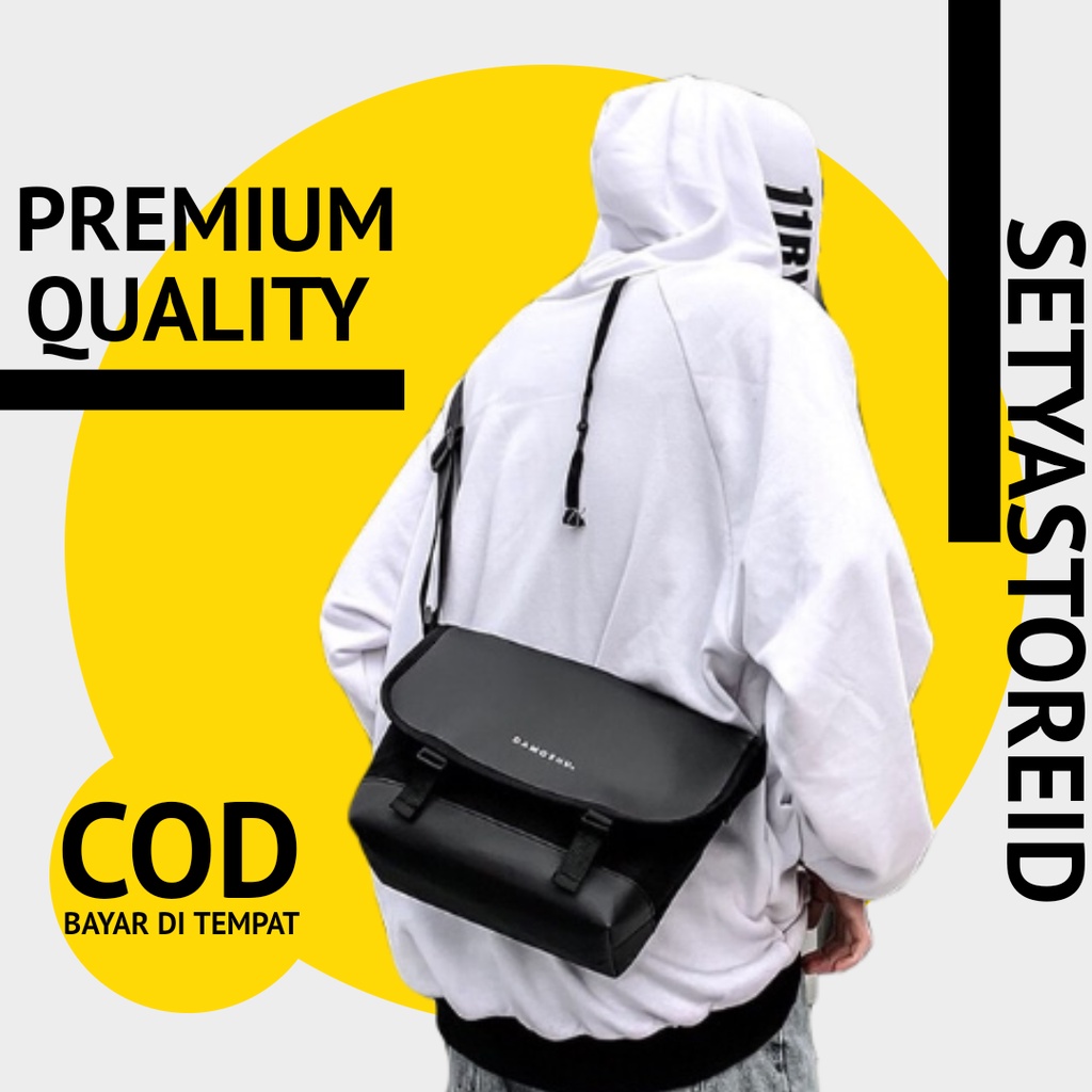 Tas Selempang Pria Kanvas CASEY 6160