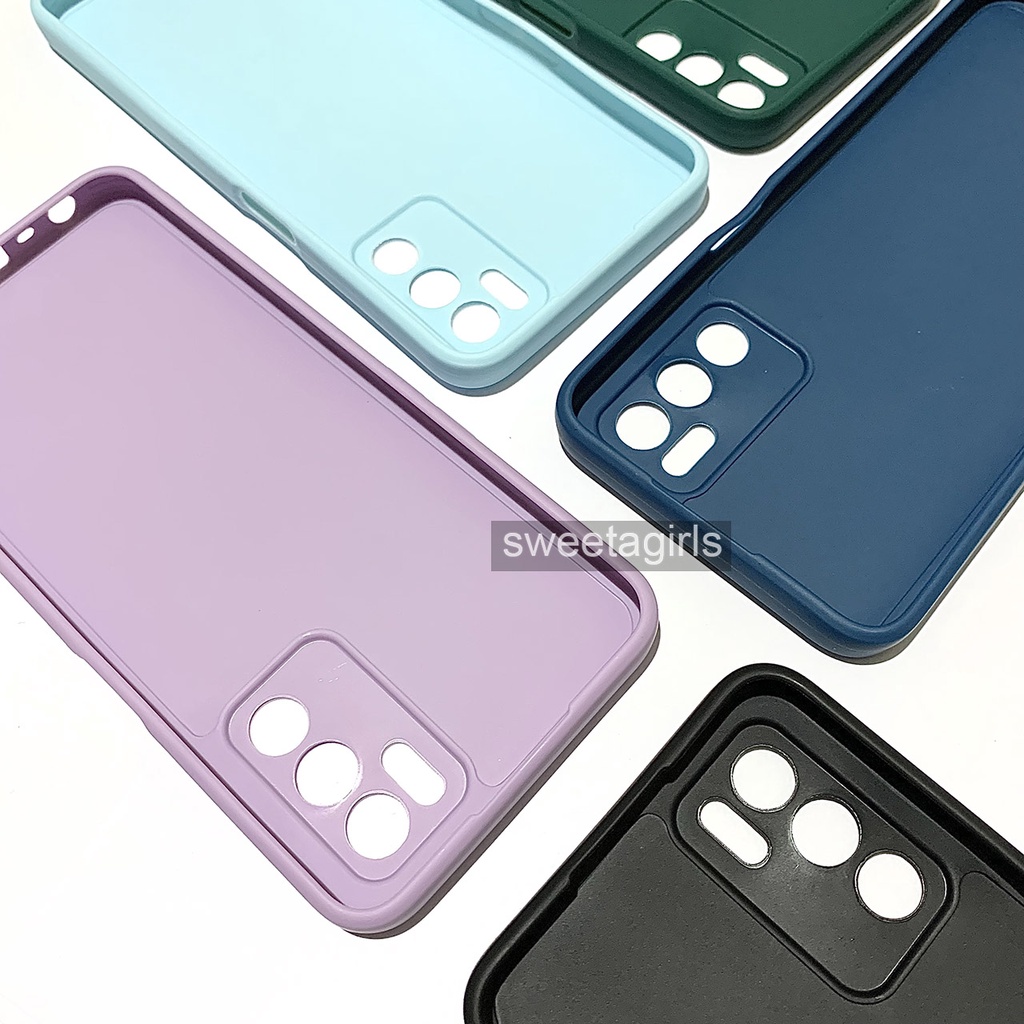 Softcase Silicon untuk Oppo A16 - Sweetacase.id -  Case Macaroon - Candy Case - Casing Baby - Aesthetic Case