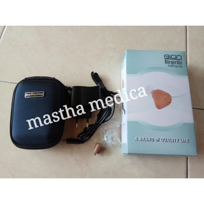 ✨COD✨ Alat Bantu Dengar hearing aid bion K-88 Rechargeable In the ear ITE