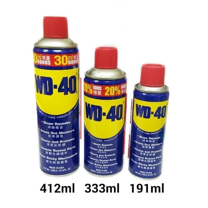 Jual CAIRAN PELUMAS PENETRANT WD 40 191 ML/SEMPROTAN CAIRAN ANTI KARAT ...