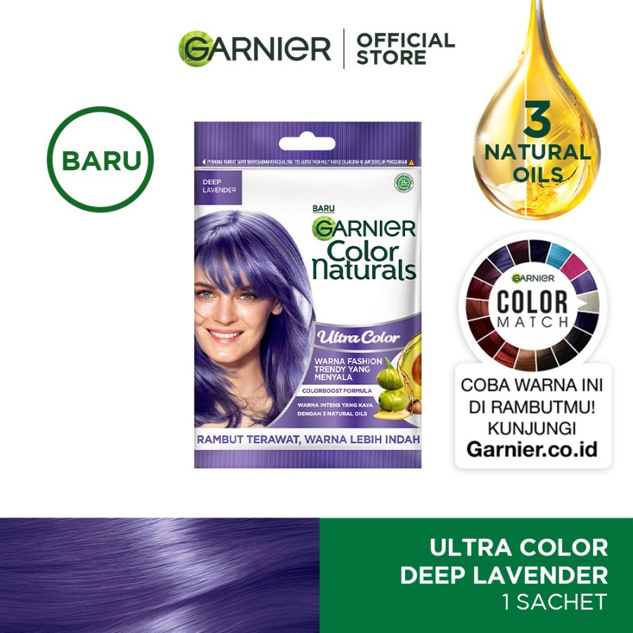 (Sachet) Garnier Color Naturals Ultra Color Cat Rambut 20 ml