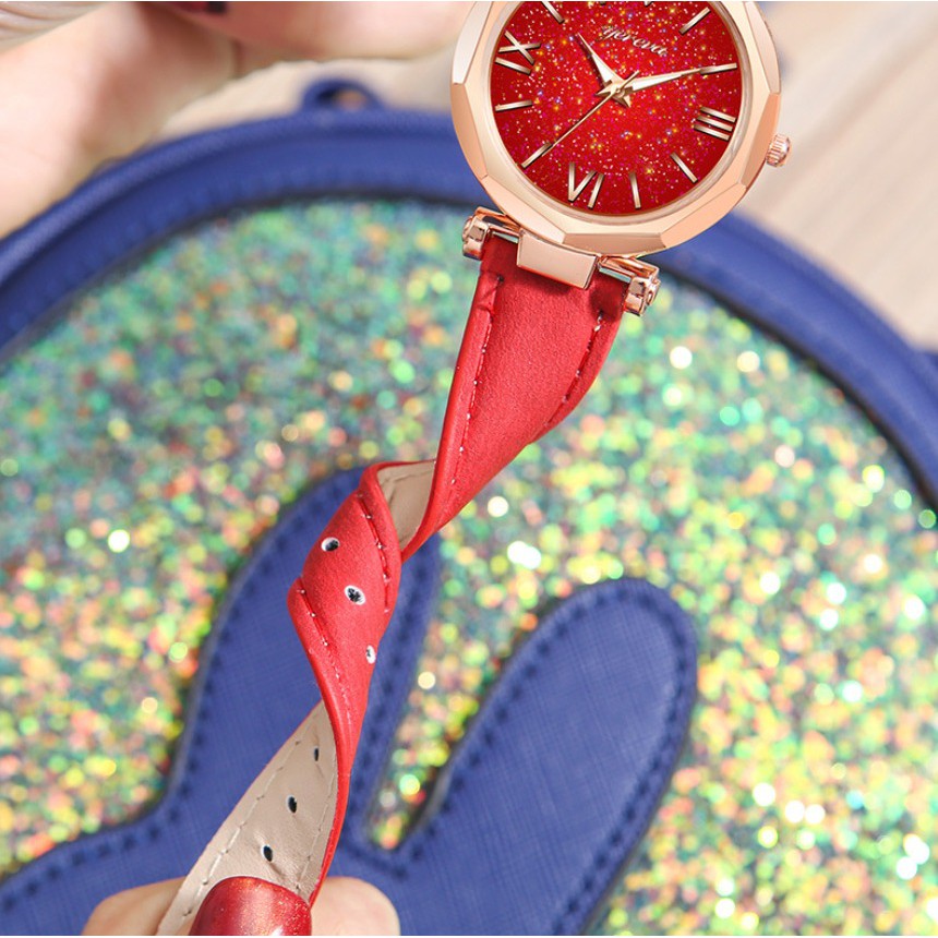 FYGALERY J150 JAM TANGAN GLITER GENEVA JAM TANGAN FASHION JAM TANGAN WANITA MURAH BATAM IMPORT-7