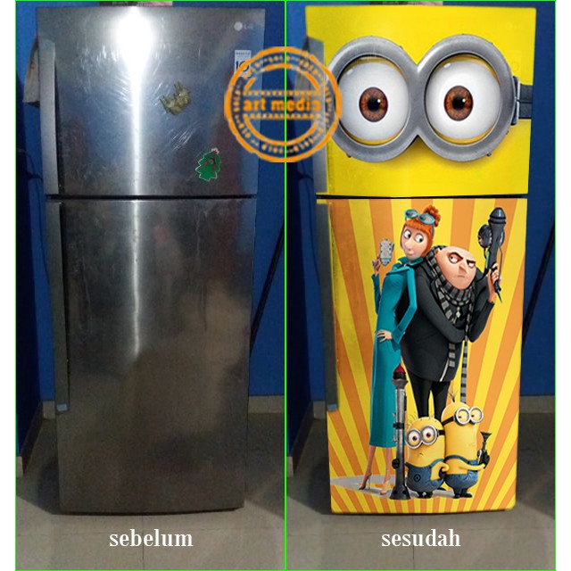 STIKER KULKAS MINION