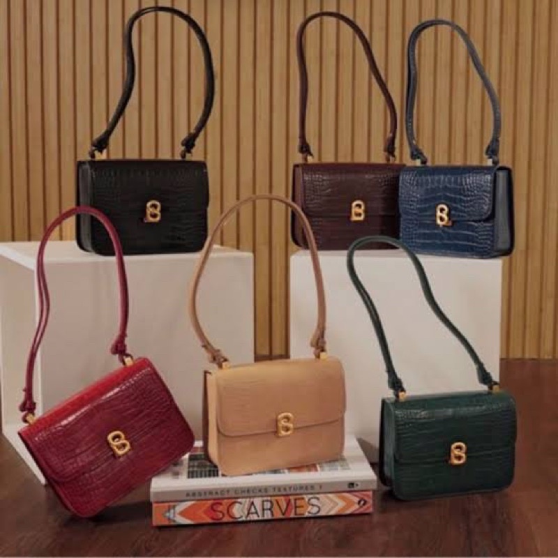 [NEW] Audrey Croco Bag Buttonscarves