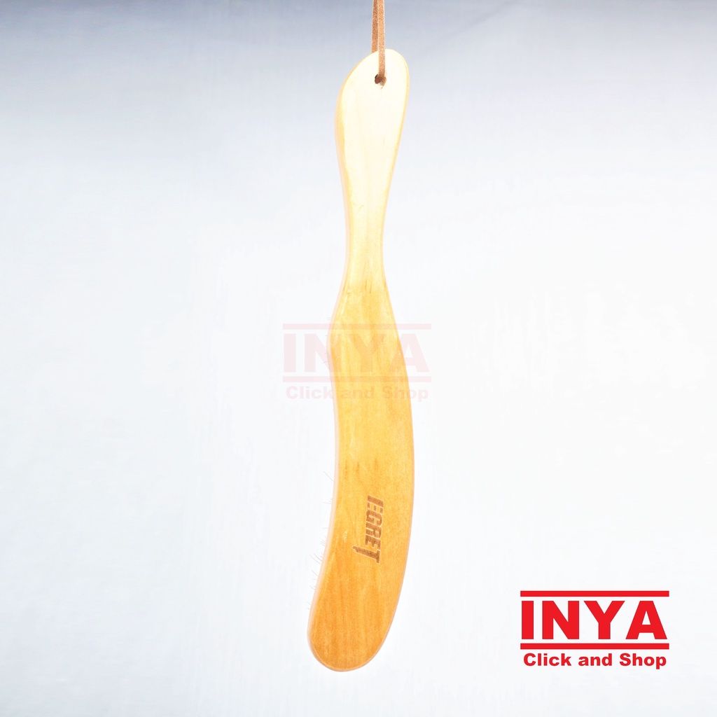 WOODEN CLOTH BRUSH EGRET - SIKAT PAKAIAN / SALON - BARBER