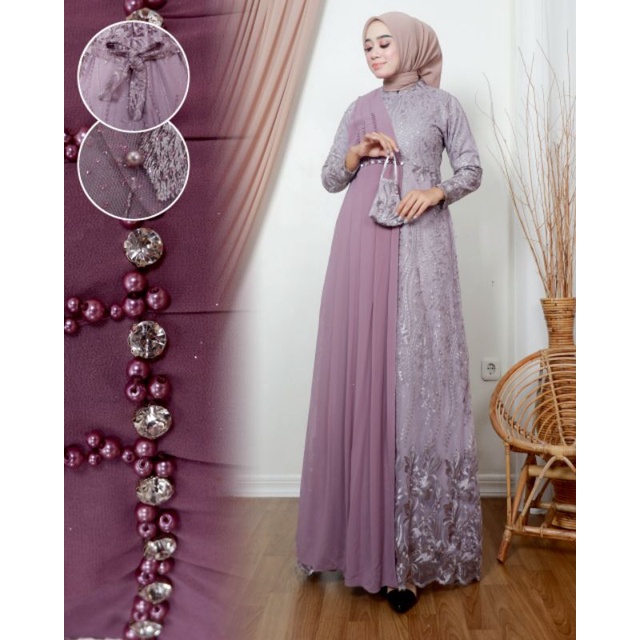 KEBAYA GAMIS CAMILLA // GAMIS NAILA // GAMIS PESTA MODERN // GAMIS KONDANGAN // GAMIS TERLARIS // GAMIS TERBARU