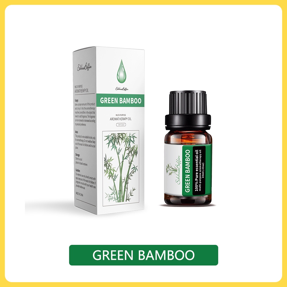 [Aimilo] Portable Humidifier Diffuser Mini Air Purifier USB Aromatherapy Essential Oil Difuser-Green Bamboo