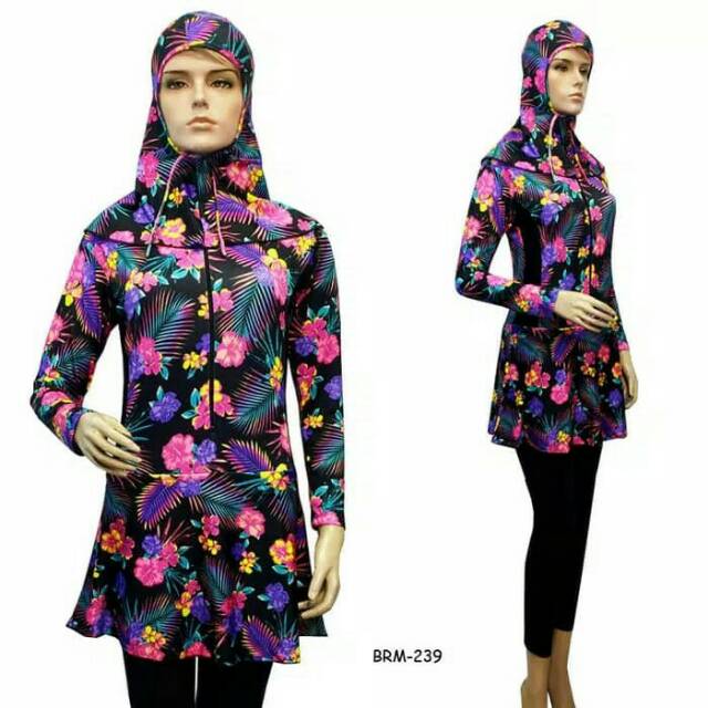  Baju  Renang  Dewasa Muslim Murah  BRM 239 Shopee  Indonesia