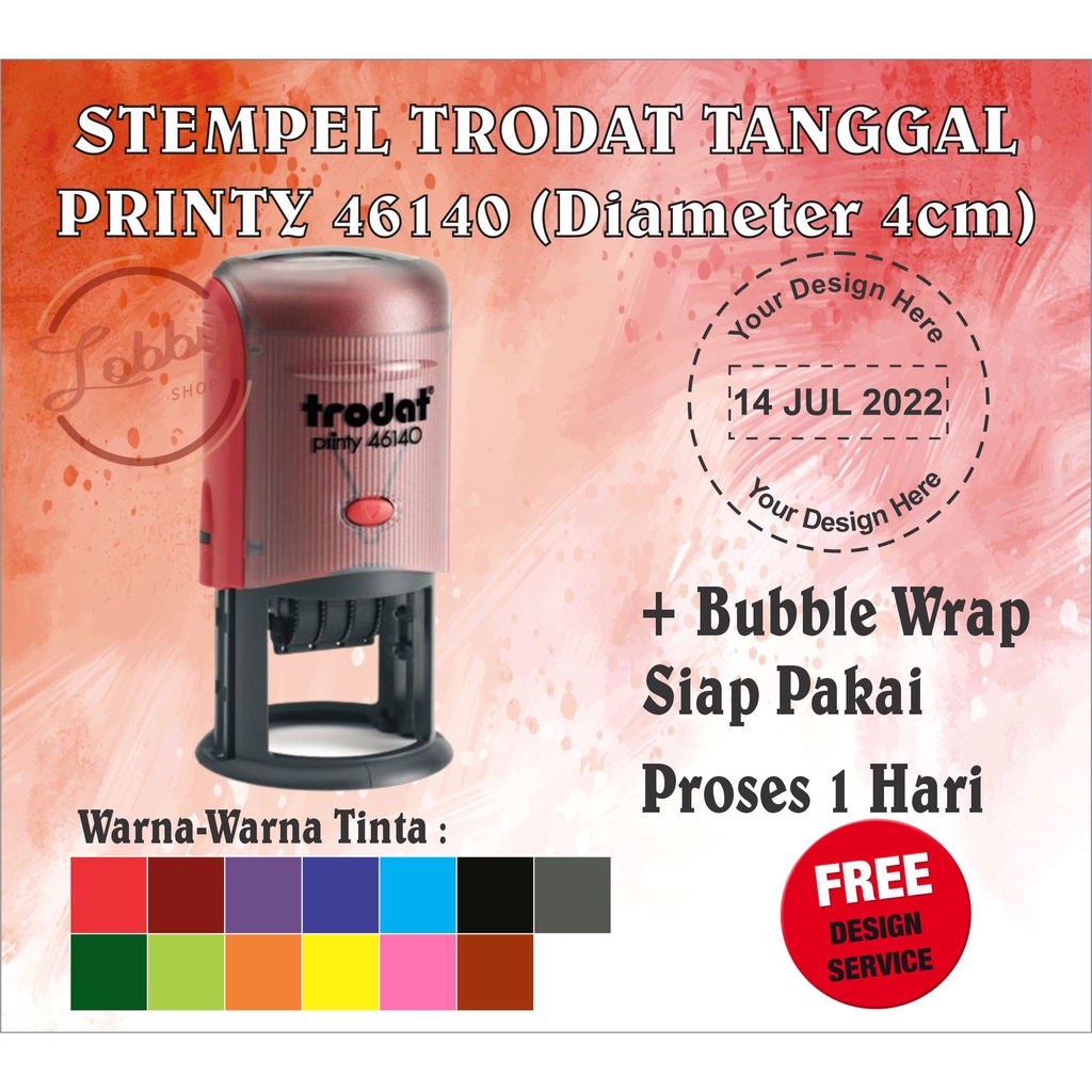 

Stempel Trodat Tanggal + Datter Type 46140 | Stempel Tanggal | Stempel Praktis | Stempel Paid Received | Stempel Perusahaan