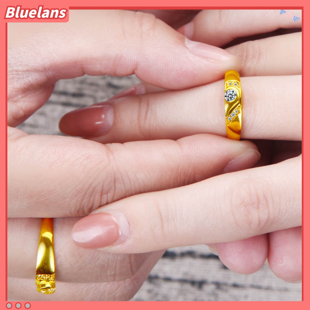 Cincin Berlian Imitasi Bentuk Hati Untuk Pasangan