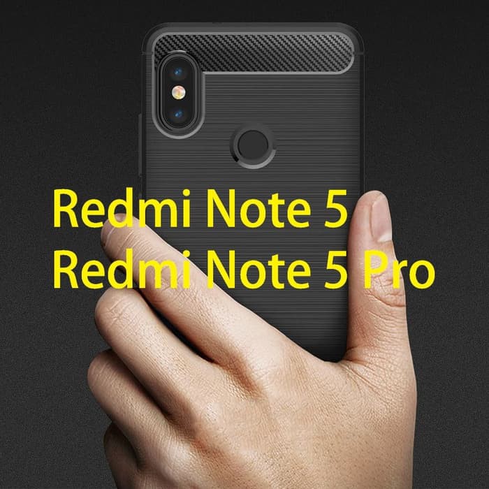 Case Xiaomi Redmi Note 5 Note 5 Pro Carbon Fiber Slim Delkin Original