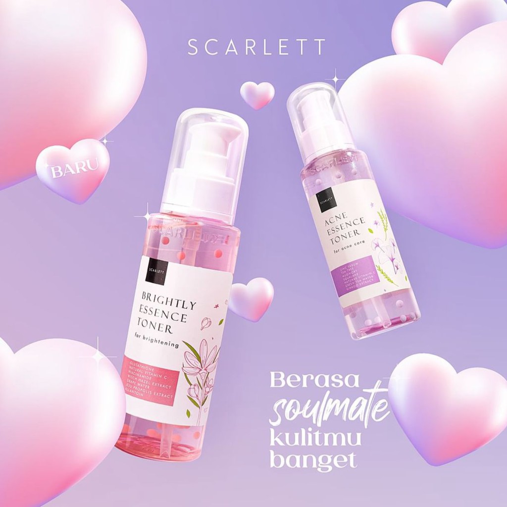 SCARLETT Whitening Essence Toner | Acne Brightly