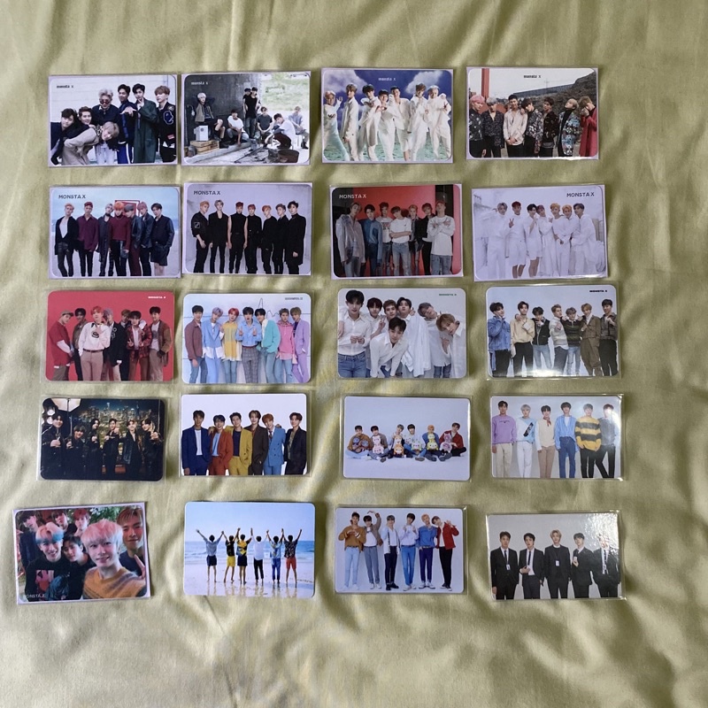 Monsta x photocard group the clan fighter the connect are you there chillax photobook twotuckgom