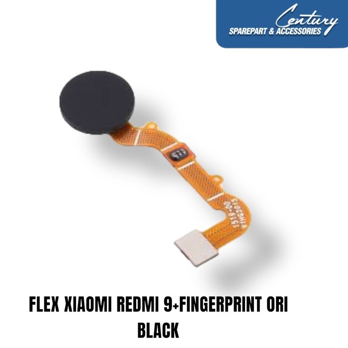 FLEX XIAOMO REDMI 9+FINGGERPRINT ORI BLACK