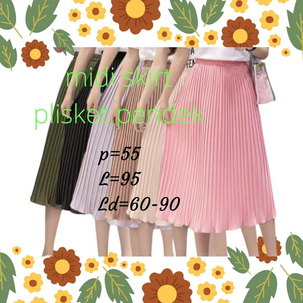 Rok plisket pendek premium / Rok mini pendek plisket MINI SKIRT