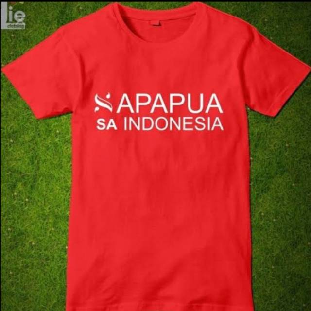 Kaos sa papua sa indonesia / kaos papua terbaru sablon digital print ukuran L XL XXL
