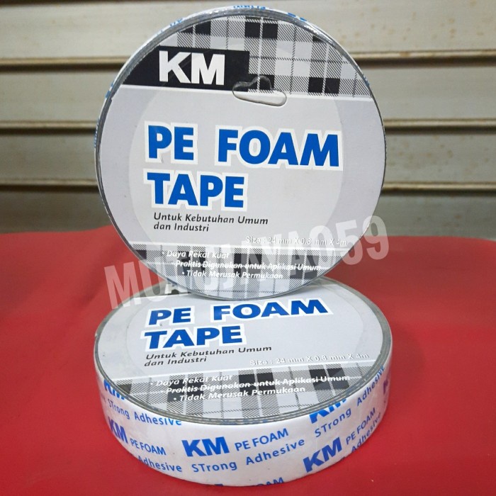 

Sale!!! Double Tape Km Strong Adhesive Uk 24Mm X 4Mtr Gilaa!!!
