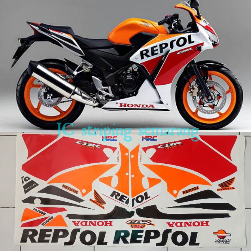 striping cbr k45 150 repsol