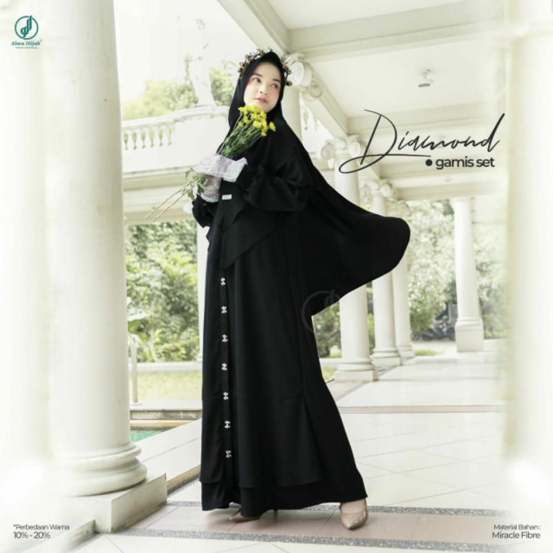 DIAMOND black by Alwa hijab preloved size M
