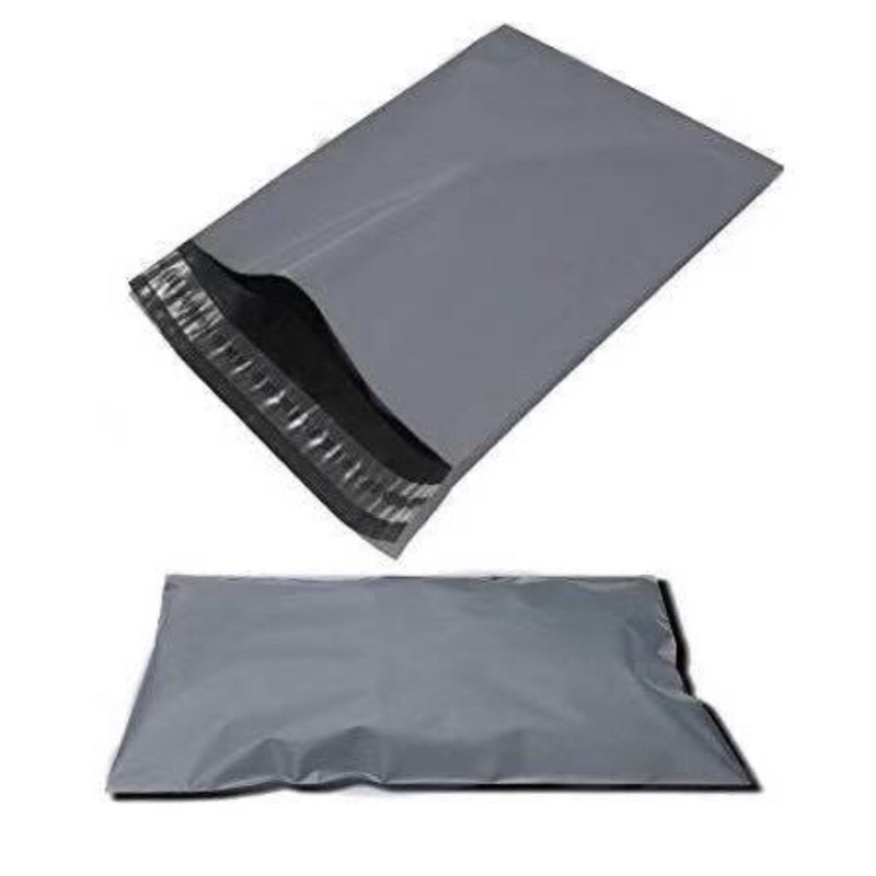 17x30 HITAM ABU polymailer  import TEBAL packing bag 