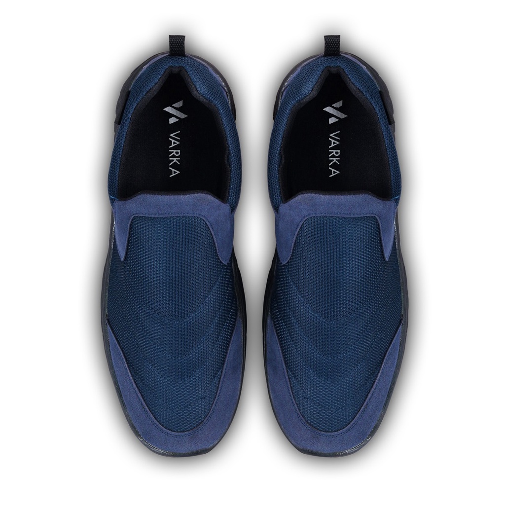 Sepatu Slip On Pria Terbaru V 1873 Brand Varka Sepatu Casual Kerja Santai Jalan Jalan Harga Murah Berkualitas Warna Navy