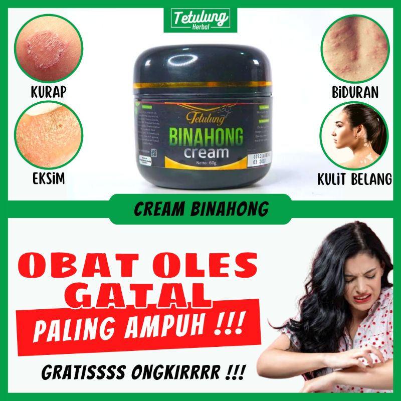 Cream Tetulung Binahong Obat Gatal Alergi Biduran Salep Paling Ampuh , Salep Gatal Jamur Paling Ampu