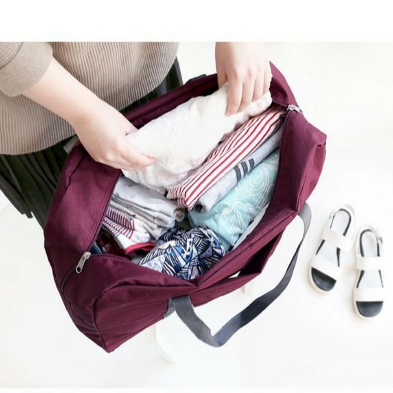 TAS TRAVEL BESAR LIPAT  / TAS HAND CARRY / FOLDABLE TRAVEL BAG