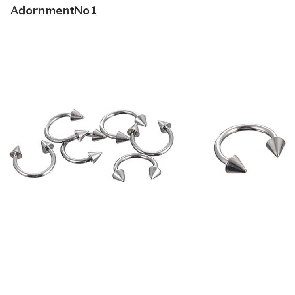 (AdornmentNo1) 66pcs / Set Anting Tindik Lidah / Puting Sexy Bentuk Barbel Bahan Stainless Steel Untuk Perhiasan Wanita