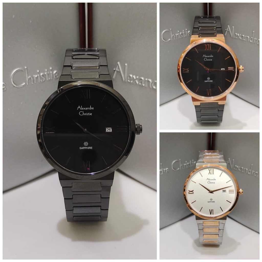 Jam Pria Alexandre Christie AC8564 AC 8564 Original Garansi Resmi Alexander Christie Free Baterai