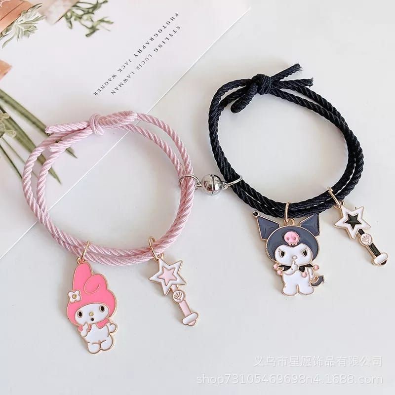 gelang couple bestie magnet karakter 2 orang