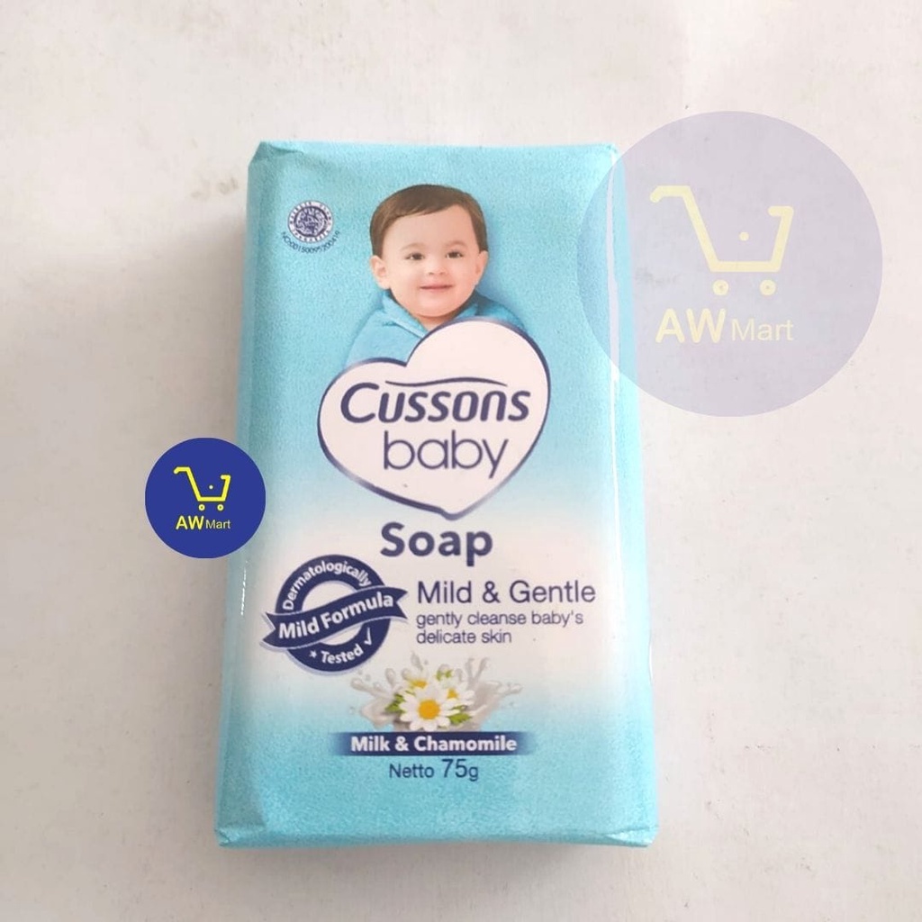 SABUN CUSSONS BABY MILD &amp; GENTLE / SOFT &amp; SMOOTH 75 G