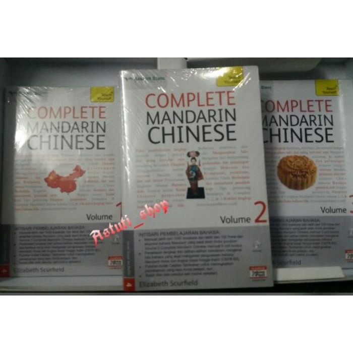 Dict | Buku Bahasa Mandarin "Paket Complete Mandarin + Cd Audio "