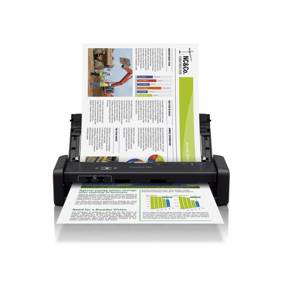 Scanner Epson DS360W DS 360 W Scanner Portable Wifi Bisa Scan F4