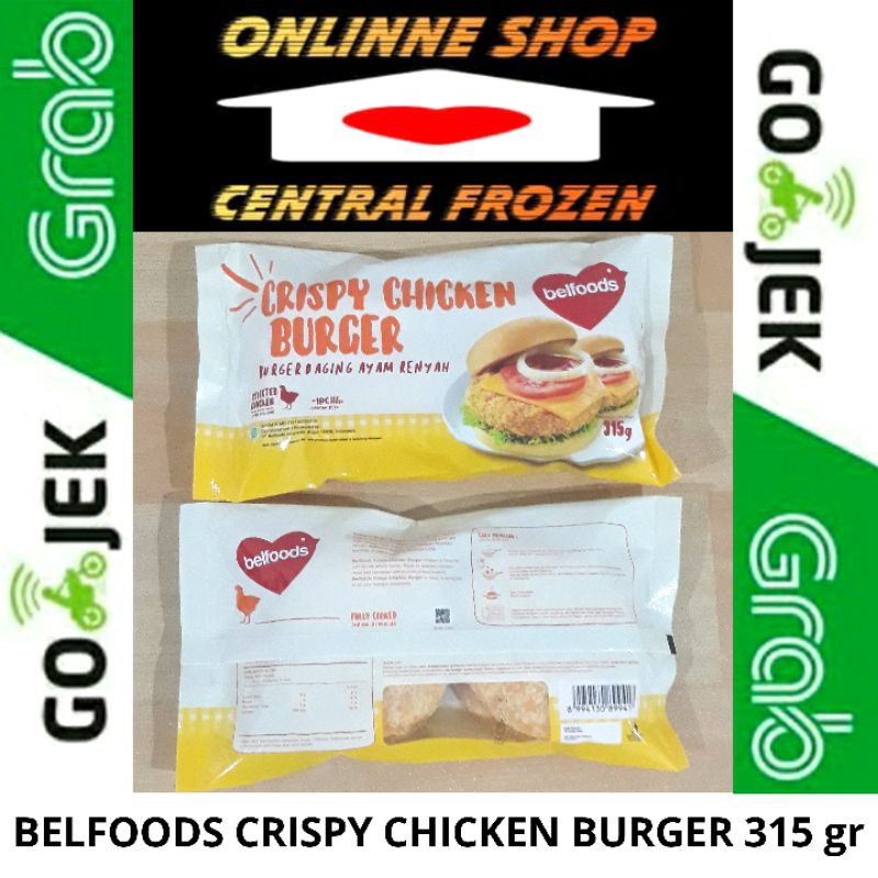 

BELFOODS CRISPY CHICKEN BURGER 315 GRAM