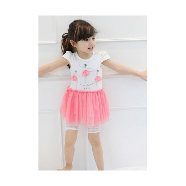 SALE! DRESS ANAK PHELFISH DRESS PINK BALERINA