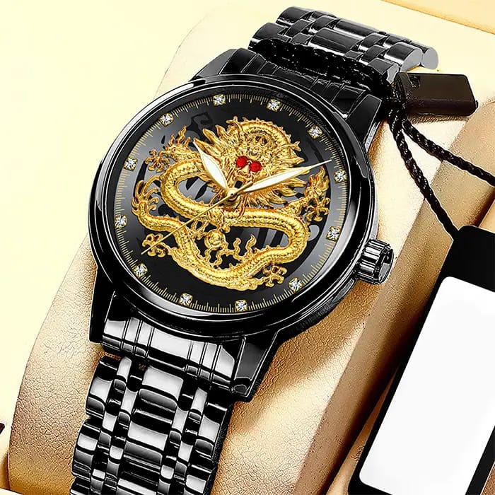 PROMO JAM TANGAN IMPORT PRIA DRAGON WATCH TERBARU KEREN GENTLE STYLE