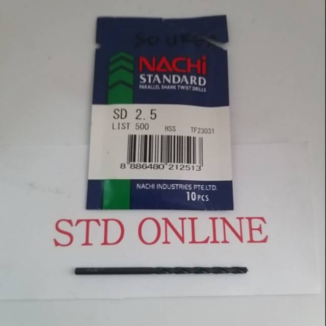 NACHI 2.5MM MATA BOR BESI NACHI