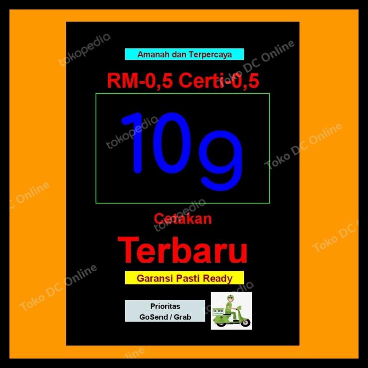 

TERLARIS KADO KARTU RM 10 CERTI 10 ASLI TERLARIS
