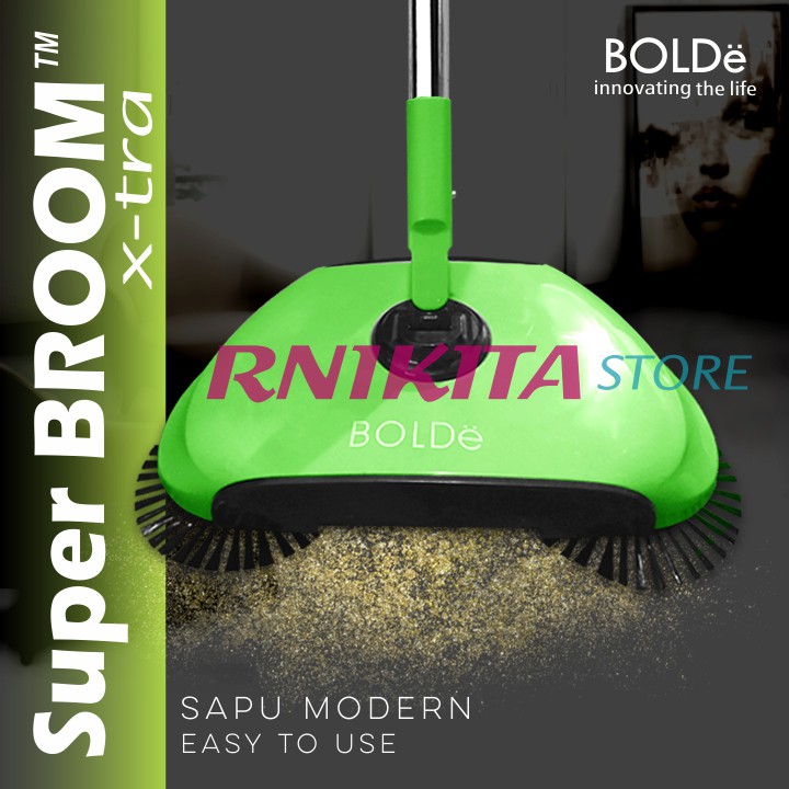 BOLDe SUPER BROOM X-TRA - Sapu Otomatis Tanpa Listrik